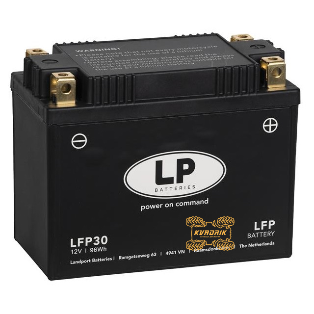 Акумулятор літій-іонний LFP30 12V, YTX30L-BS